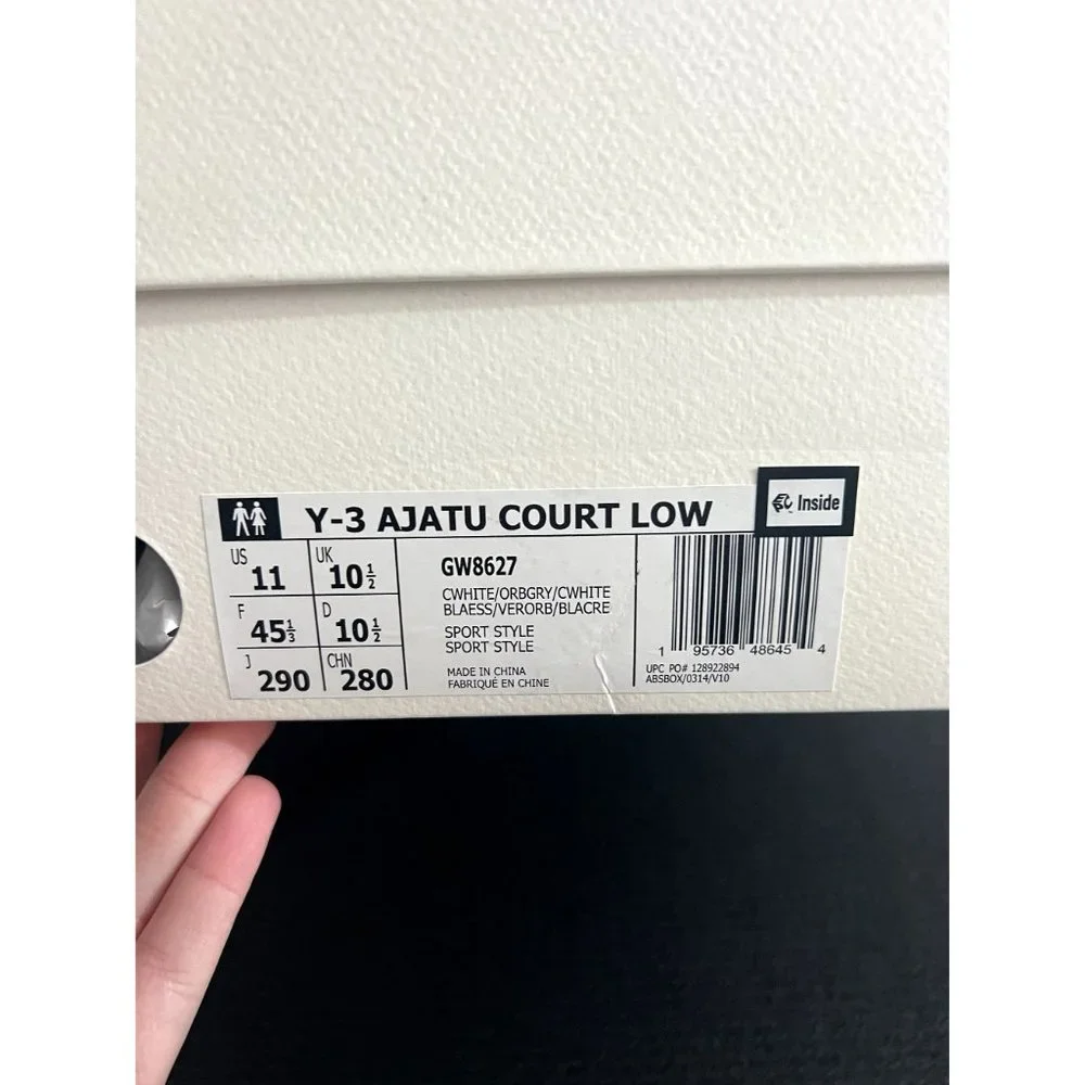 adidas Y-3 Ajatu Court Low Sneaker 11 - Picture 6 of 7